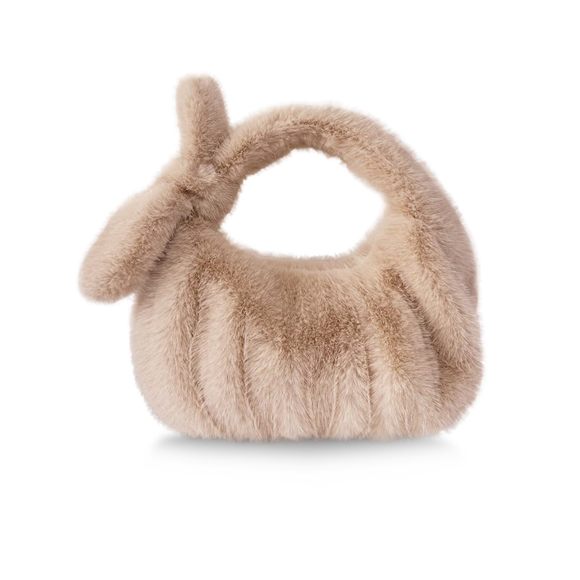 Furry Tote Bag Faux Fur Cute Mini Bags Plush Small Purse Autumn And :P - Picture 1 of 6